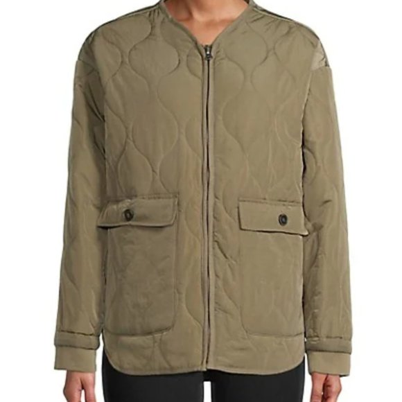 Quilted Utility Zip Jacket - Picture 1 of 5